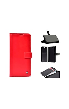 Kilifone - General Mobile Uyumlu Gm 20 Pro - 360 Full Koruma Kapakli Kartlikli Kart Bölmeli Cüzdan Kilif - Kırmızı Kilifone - General Mobile Uyumlu Gm 20 Pro - 360 Full Koruma Kapakli Kartlikli Kart Bölmeli Cüzdan Kilif - Kırmızı