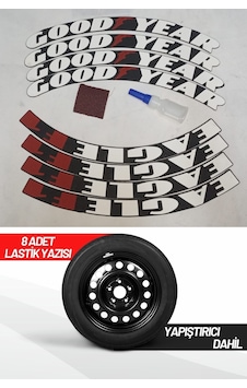 Good Year Eagle F1 Motosiklet Ve Otomobil Araç 3d Oto Lastik Yazısı Sticker Arma 8 Adet Good Year Eagle F1 Motosiklet Ve Otomobil Araç 3d Oto Lastik Yazısı Sticker Arma 8 Adet