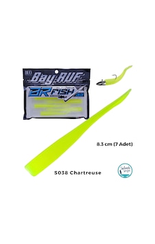 Duo Bay Ruf Br Fish 3.3 Silikon Kuyruk 8.3 Cm S038 Chartreuse 7 Adet Duo Bay Ruf Br Fish 3.3 Silikon Kuyruk 8.3 Cm S038 Chartreuse 7 Adet