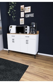 Df14103 Kahve Köşesi Dolabı Çok Amaçlı Mutfak Konsolu Çekmeceli Kapaklı Mutfak Dolabı Coffee Bar Beyaz-çam Çok Renkli Df14103 Kahve Köşesi Dolabı Çok Amaçlı Mutfak Konsolu Çekmeceli Kapaklı Mutfak Dolabı Coffee Bar Beyaz-çam Çok Renkli