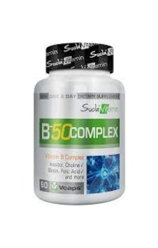 Suda Vitamin B50 Complex 60 Kapsül Suda Vitamin B50 Complex 60 Kapsül