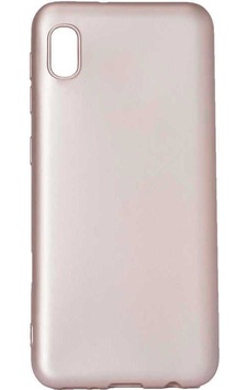 Galaxy A01 Core Kılıf Zore Premier Silikon Kapak Rose Gold