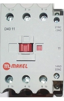 Makel 3p Knc1-4011 Ac Kontaktör 18.5kw 40a Makel 3p Knc1-4011 Ac Kontaktör 18.5kw 40a