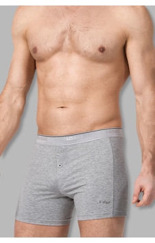 Namaldı 3'lü Paket Düğmeli Erkek Boxer Gri Namaldı 3'lü Paket Düğmeli Erkek Boxer Gri