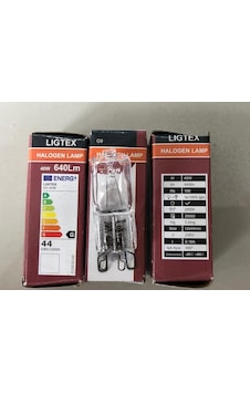 3 Adet G9 Halojen Lamba 220v 40w 640 Lümen Şeffaf 3 Adet G9 Halojen Lamba 220v 40w 640 Lümen Şeffaf