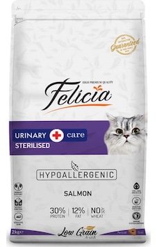Felicia Light Sterilised Düşük Tahıllı Somonlu Kısırlaştırılmış Yetişkin Kedi Maması 2 KG Felicia Light Sterilised Düşük Tahıllı Somonlu Kısırlaştırılmış Yetişkin Kedi Maması 2 KG