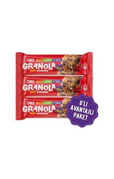Granola Bar Kırmızı Meyveli 25g X 6 Adet Granola Bar Kırmızı Meyveli 25g X 6 Adet