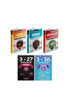 Aydın 9. Sınıf Fizik Kimya Biyoloji Soru Ve Anla Kazan Paragraf Dil Bilgisi Deneme 5li Set Aydın 9. Sınıf Fizik Kimya Biyoloji Soru Ve Anla Kazan Paragraf Dil Bilgisi Deneme 5li Set