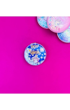 Motto Tasarımlı Oval Ayna Çiçek Gibisin & Motto Tasarımlı Oval Ayna Çiçek Gibisin &
