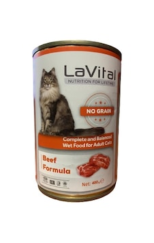 La Vital Sığır Etli Konserve Yetişkin Kedi Maması 400 G La Vital Sığır Etli Konserve Yetişkin Kedi Maması 400 G