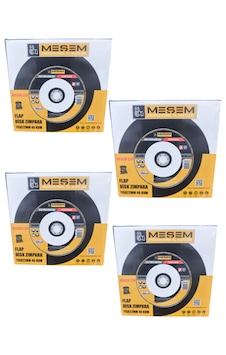Meşem 4 Kutu 4x10 40 Adet Flap Disk Zımpara 115 X 22 Mm 40 Kum