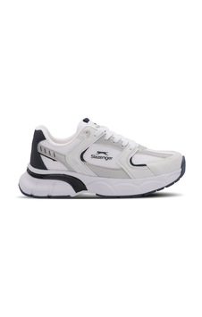 Slazenger Unisex Yazlık Terletmez Kaydırmaz Koku Yapmaz Hafif Full Ortopedik Tarz Yürüyüş Ayakkabısı Beyaz