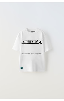 Miniko Kids Erkek Çocuk Mınecraft Baskılı Pamuk Tişört Beyaz Miniko Kids Erkek Çocuk Mınecraft Baskılı Pamuk Tişört Beyaz