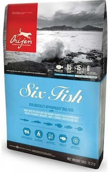 Orijen 6 Fish Balıklı Tahılsız Yetişkin Köpek Maması 11.4 KG Orijen 6 Fish Balıklı Tahılsız Yetişkin Köpek Maması 11.4 KG