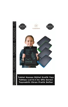 Tablet Hassas Dijital Grafik Yazı Tahtası Lcd 8.5 Inc Ofis Gereci Taşınabilir Ekran Pratik Defter
