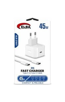 Elba Elb-2705t 45w Beyaz Type- C To Type-c İos Set Elba Elb-2705t 45w Beyaz Type- C To Type-c İos Set