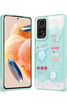 Nourthkiingdom Redmi Note 12 Pro 4g Kılıf Parlayan Sıvılı Simli Kabartma Figürlü Nrtk Cevze Kapak-yeşil Yeşil Nourthkiingdom Redmi Note 12 Pro 4g Kılıf Parlayan Sıvılı Simli Kabartma Figürlü Nrtk Cevze Kapak-yeşil Yeşil