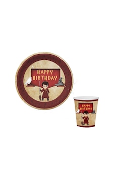 Harry Potter Temalı Tabak Bardak 8 li Harry Potter Temalı Tabak Bardak 8 li