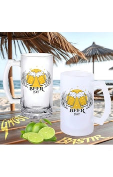 Beer Day Buzlu Ya Da Buzsuz Bira Bardağı 093 Beer Day Buzlu Ya Da Buzsuz Bira Bardağı 093