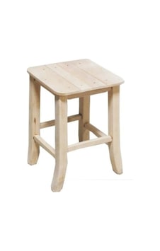 Tahta Tabure 35 Cm Yükseklik