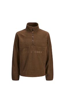 Jack & Jones Jjalpes Half Zip Fleece Jacket Erkek Polar Mont Kahverengi Jack & Jones Jjalpes Half Zip Fleece Jacket Erkek Polar Mont Kahverengi