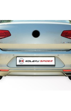 Volkswagen Passat B8 Arka Tampon Alt Çıtası 3 Prç Krom 2015 ve So
