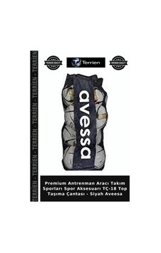 Premium Antrenman Aracı Takım Sporları Spor Aksesuarı Tç-18 Top Taşıma Çantası - Siyah Aveesa Premium Antrenman Aracı Takım Sporları Spor Aksesuarı Tç-18 Top Taşıma Çantası - Siyah Aveesa