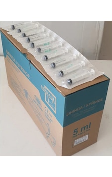 Berika Enjektör Yeşil Uçlu 21 G 250 x 5 CC Berika Enjektör Yeşil Uçlu 21 G 250 x 5 CC