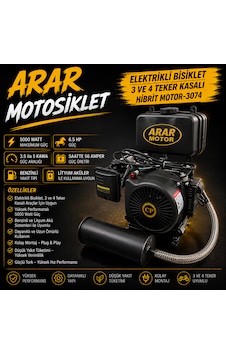 Elektrikli Bisiklet 3 Ve 4 Teker Kasalı Hibrit Motor-3074 5000w Elektrikli Bisiklet 3 Ve 4 Teker Kasalı Hibrit Motor-3074 5000w