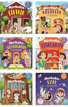 Merhaba Çiftlik Böcekler Duygularım + Eşyalarım + Orman + Uzay + Cırt Cırtlı Hikaye Kitabı 4'lü Set Merhaba Çiftlik Böcekler Duygularım + Eşyalarım + Orman + Uzay + Cırt Cırtlı Hikaye Kitabı 4'lü Set