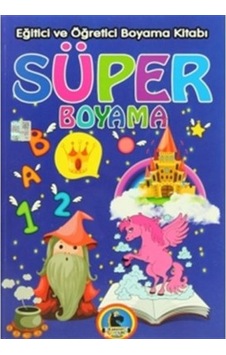 Süper Boyama - Eğitici Ve Öğretici Boyama Kitabı - Rjcı-815402