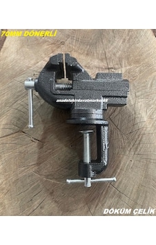 Kpax Pro 70mm Mini Mengene Dönerli Mengene Tablalı Örslü Masa Mengenesi