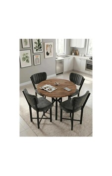 Manyas Yuvarlak Masa Takımı 90 Çap + 4 Sandalye Atlantik Çam Manyas Yuvarlak Masa Takımı 90 Çap + 4 Sandalye Atlantik Çam