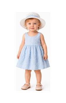 Chicsy Baby Kız Bebek Kabartma Desenli Elbise Şapkalı Yazlık Elbise Sırt Fiyonk Detaylı Pamuklu 2 Parça Bebek Takımı Mavi Chicsy Baby Kız Bebek Kabartma Desenli Elbise Şapkalı Yazlık Elbise Sırt Fiyonk Detaylı Pamuklu 2 Parça Bebek Takımı Mavi