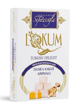 Erdem Sepetçioğlu Damla Sakızı Aromalı Lokum 270 G Erdem Sepetçioğlu Damla Sakızı Aromalı Lokum 270 G