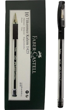 Faber Castell 1425 Siyah Igne Uç Tükenmez Kalem 10'lu Kutu Faber Castell 1425 Siyah Igne Uç Tükenmez Kalem 10'lu Kutu
