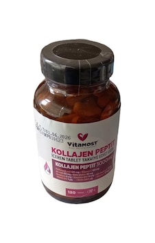 Vitamost Kollajen Peptit 3000mg 120 Tablet Vitamost Kollajen Peptit 3000mg 120 Tablet