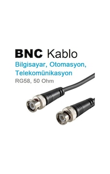 Irenis BNC Kablo 50 Ohm Bilgisayar, Otomasyon, Telekom, RG58, 20 M Irenis BNC Kablo 50 Ohm Bilgisayar, Otomasyon, Telekom, RG58, 20 M