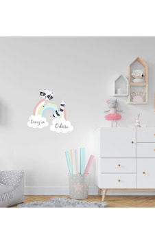 Kişiye Özel Gökkuşağı Tasarımlı Çocuk Odası Duvar Sticker-1 Kişiye Özel Gökkuşağı Tasarımlı Çocuk Odası Duvar Sticker-1