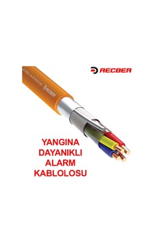 Reçber 1 2 0.8 Mm+0.80 Mm Fe180 Yangına Dayanıklı Yangın Alarm Kablosu 500 M Reçber 1 2 0.8 Mm+0.80 Mm Fe180 Yangına Dayanıklı Yangın Alarm Kablosu 500 M