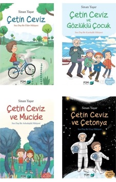 Çetin Ceviz 4 Kitap Set Mucide Gözlüklü Çocuk Çetonya Sinan Yaşar Balmirafçc4