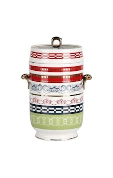 Lucky Art Lancelot Bone Kulplu Kavanoz 18cm Kırmızı Lucky Art Lancelot Bone Kulplu Kavanoz 18cm Kırmızı