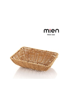 Mien Rattan Dikdörtgen Ekmeklik 24 17 8 Cm Açık Kahverengi Mien Rattan Dikdörtgen Ekmeklik 24 17 8 Cm Açık Kahverengi