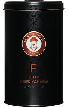 Tarihi Ertuğrul Kahvesi Fıstıklı Dibek Kahvesi Teneke 250 G Tarihi Ertuğrul Kahvesi Fıstıklı Dibek Kahvesi Teneke 250 G