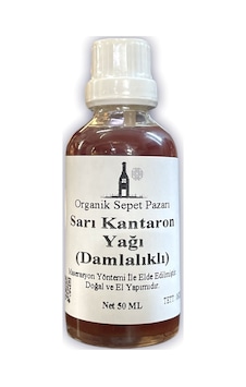 Organik Sepet Pazarı Sarı Kantaron Yağı Damlalıklı 50 ML Organik Sepet Pazarı Sarı Kantaron Yağı Damlalıklı 50 ML