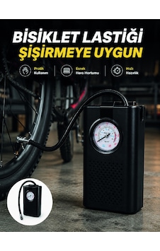 Analog Manometreli Kompakt Araç Hava Pompası Lastik Şişirme Cihazı Akıllı Saat Analog Manometreli Kompakt Araç Hava Pompası Lastik Şişirme Cihazı Akıllı Saat