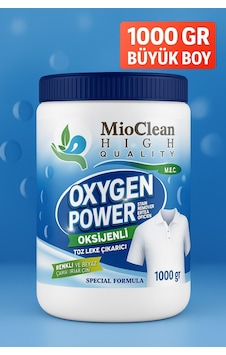 Mioclean Oxygen Power Güçlü Toz Leke Çıkarıcı & Ağartıcı Çamaşır Deterjanı 1000 Gr Renkli Ve Beyaz Çamaşırlar İçin Mioclean Oxygen Power Güçlü Toz Leke Çıkarıcı & Ağartıcı Çamaşır Deterjanı 1000 Gr Renkli Ve Beyaz Çamaşırlar İçin