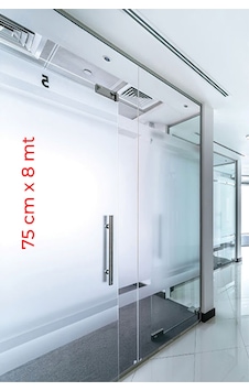 Cam Kumlama Kendilğinden Yapışkanlı Folyo 75 CM X 8 MT Cam Kumlama Kendilğinden Yapışkanlı Folyo 75 CM X 8 MT
