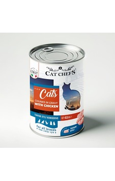 Cat Chefs Tavuk Etli Konserve 415 Gr