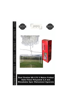 Özel Üretim Kr-175 5 Metre Futbol Kale Filesi Polyamid 2,5 Mm Müsabaka Spor Malzemesi Egzersiz Belirtilmemiş Özel Üretim Kr-175 5 Metre Futbol Kale Filesi Polyamid 2,5 Mm Müsabaka Spor Malzemesi Egzersiz Belirtilmemiş